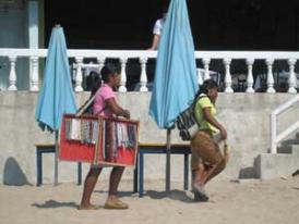 Mexico Resort - Some of the beach vendors that sell their wares on the beaches of the Costalegre